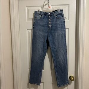 Just Black High Rise Blue Jeans